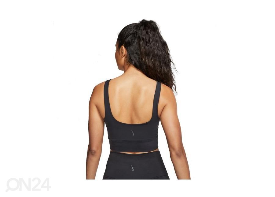 Naiste treeningsärk Nike Yoga Luxe crop top suurendatud