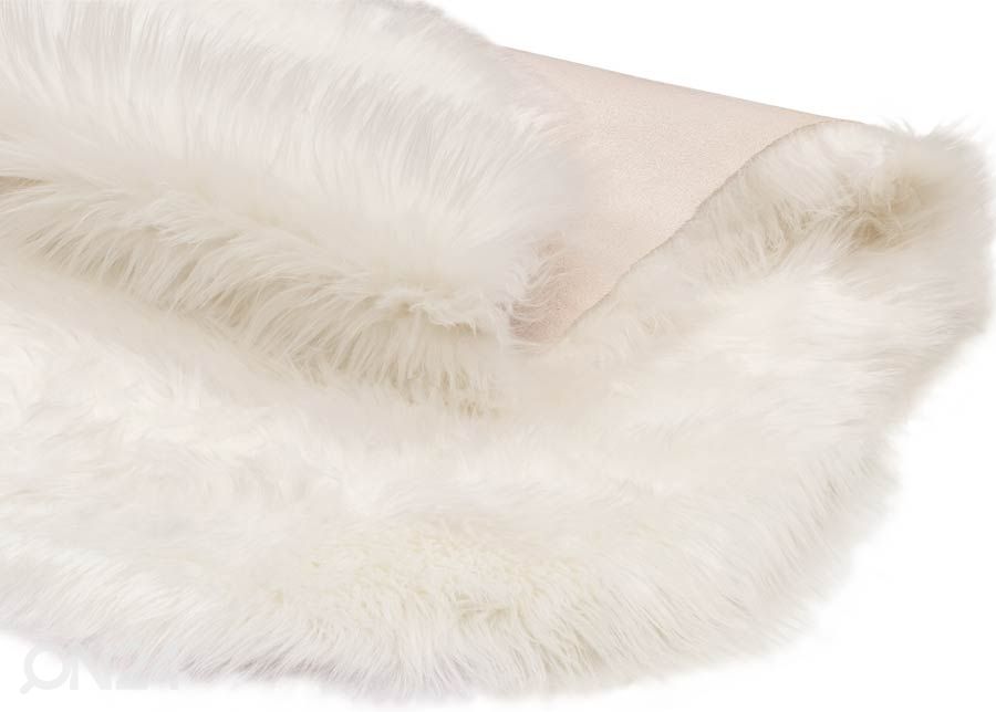 Narma Vegan Fur plüüsvaip Dolly ivory 60x90 cm suurendatud