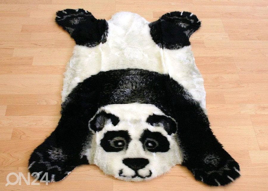 Narma Vegan Fur plüüsvaip KIDS BUDDY 70x110 Panda suurendatud