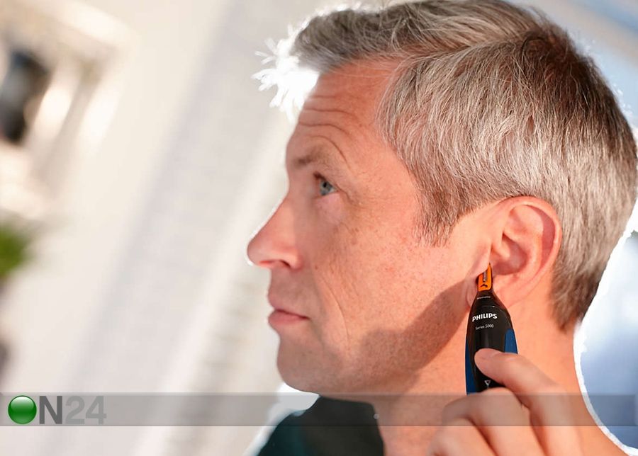 Nina-, kõrva- ja kulmukarvade lõikur Philips + maniküürikomplekt suurendatud