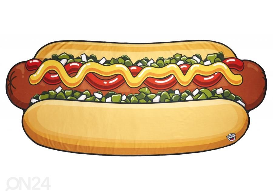 Rannamatt Hot Dog 216x94 cm suurendatud