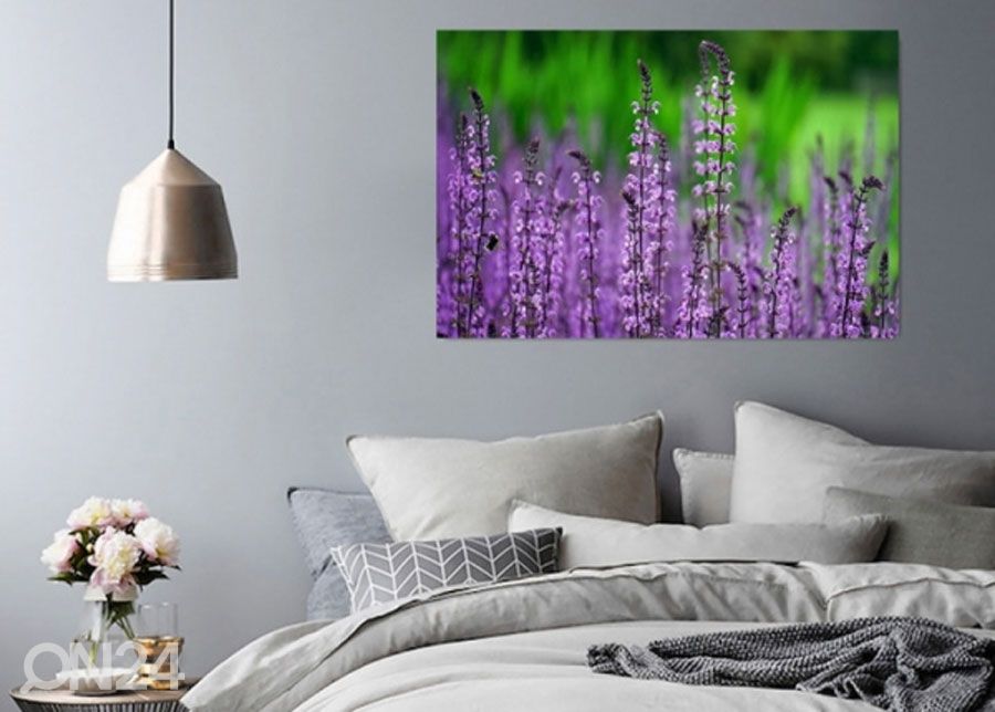 Seinapilt Blooming lavender 30x40 cm suurendatud