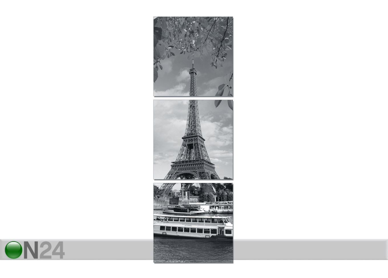 Seinapilt Eiffel 60x180 cm suurendatud