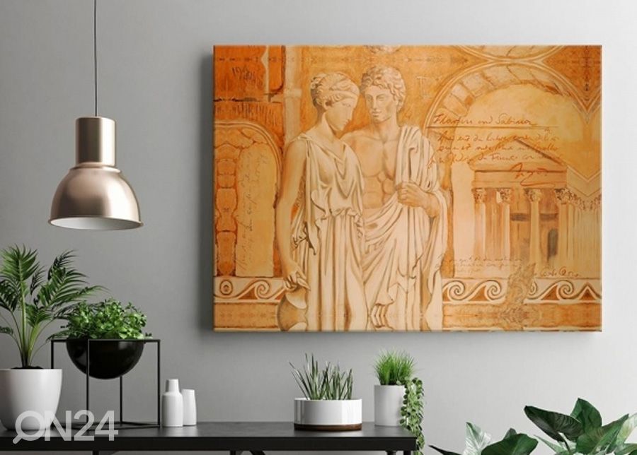 Seinapilt Greek conversations 3D 98x68 cm suurendatud