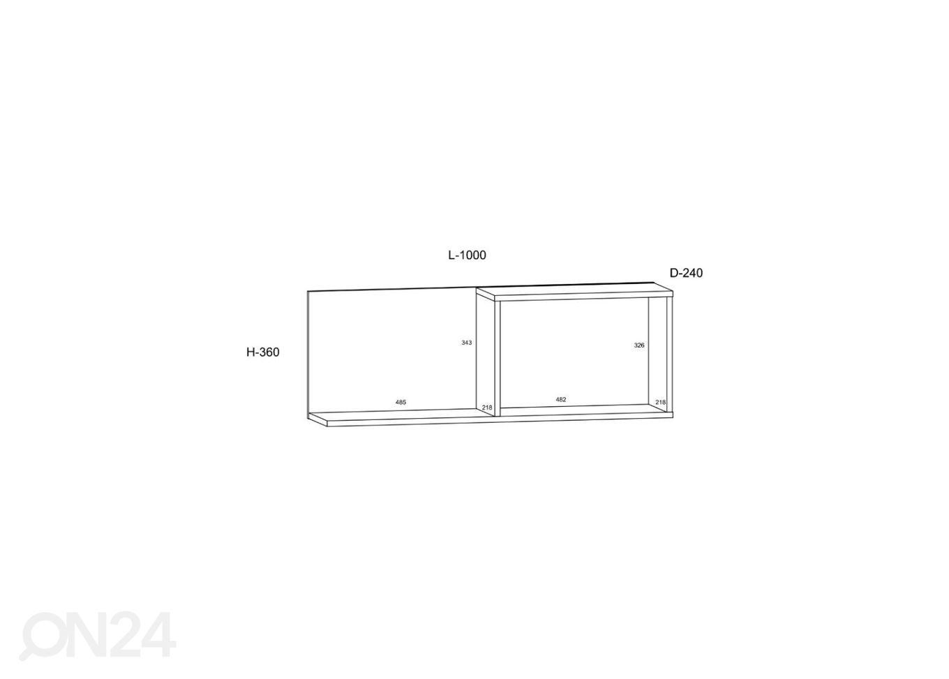 Seinariiul 100 cm suurendatud