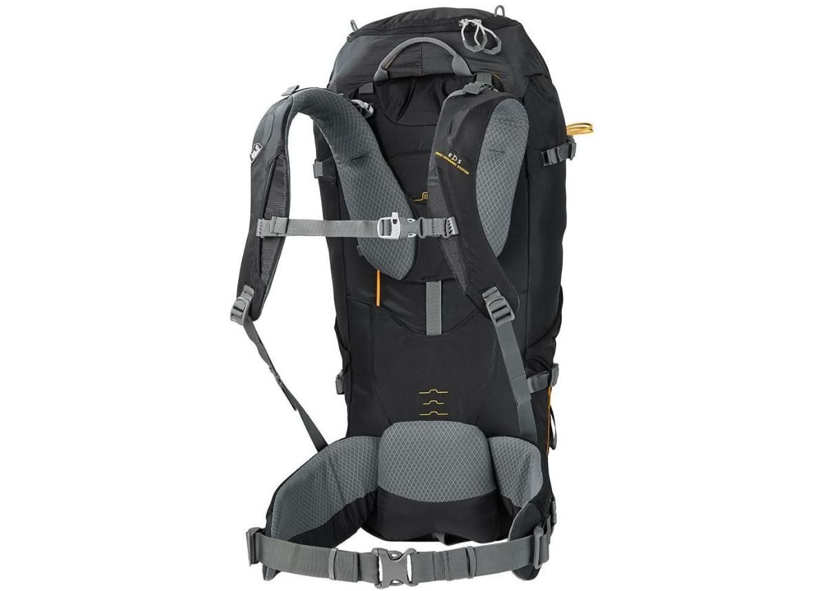 Seljakott matkamiseks ergonoomilise toetussüsteemiga ja sisemise veekindla taskuga EDS Dynamic Pro 48 suurendatud