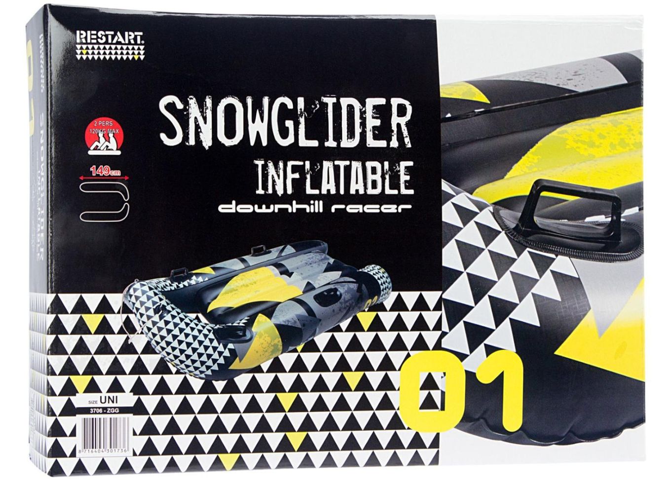 Snowtube Downhill Racer suurendatud