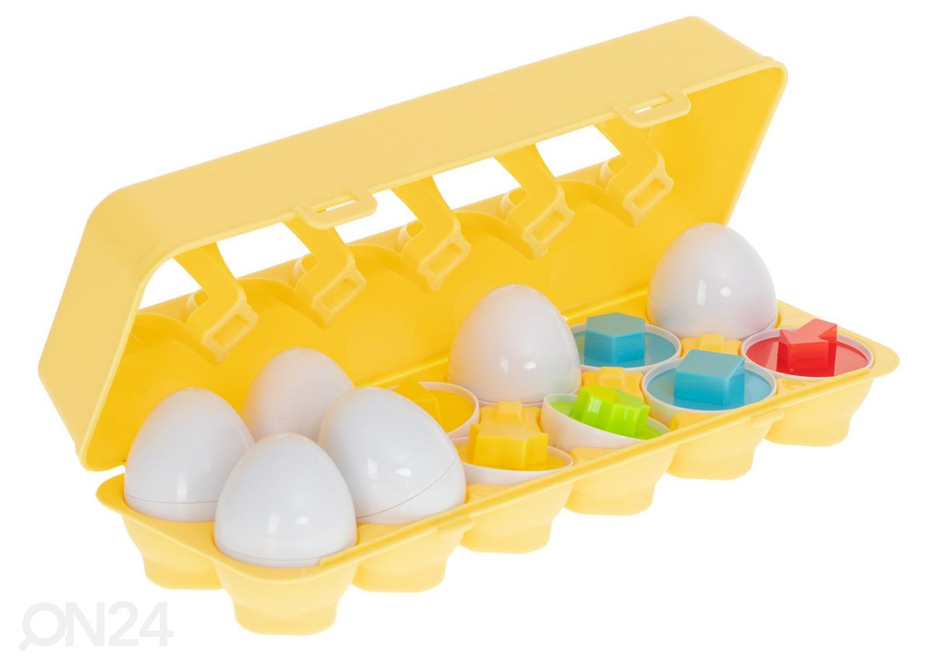Sorteerimismäng kujunditega munad 12 tk suurendatud