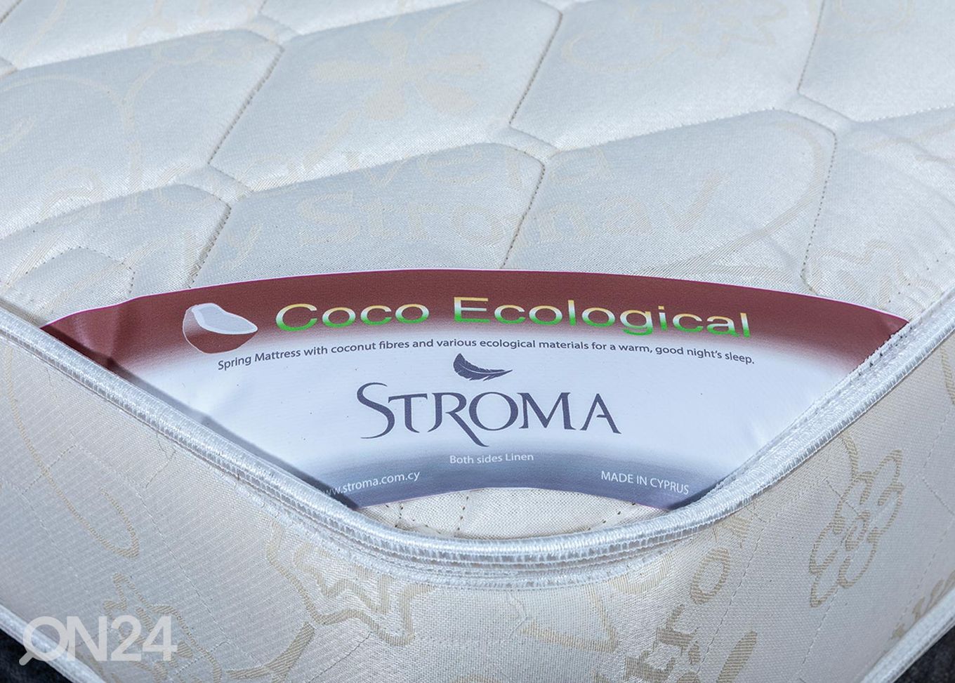 Stroma madrats Kookos Ökoloogiline 80x200 cm suurendatud