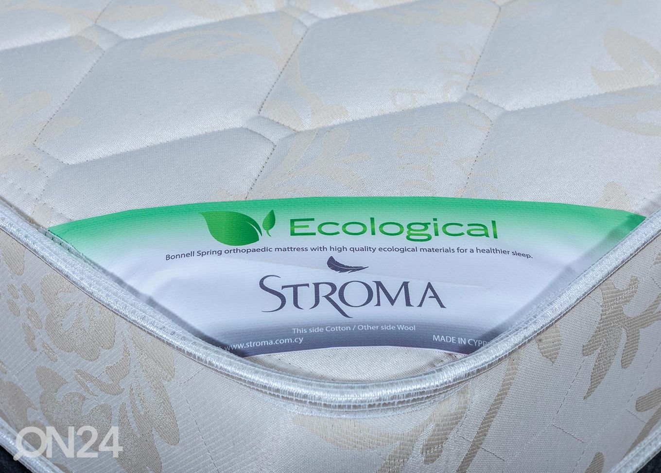 Stroma madrats Ortopeediline Ökoloogiline 120x200 cm suurendatud