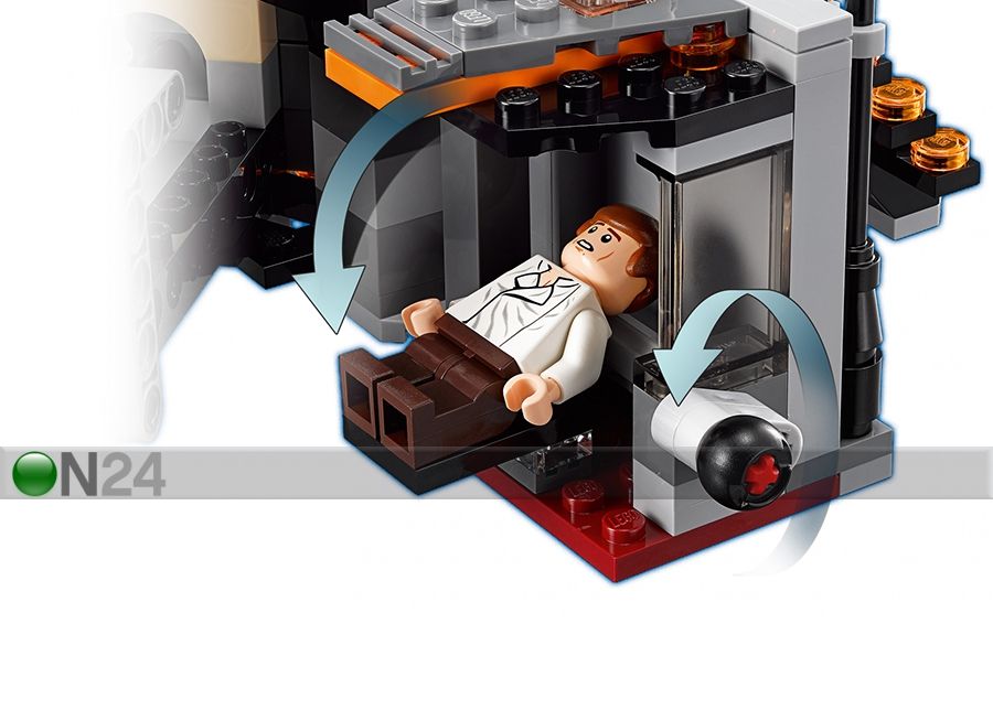 Süsiniku külmutamise kamber Lego Star Wars suurendatud