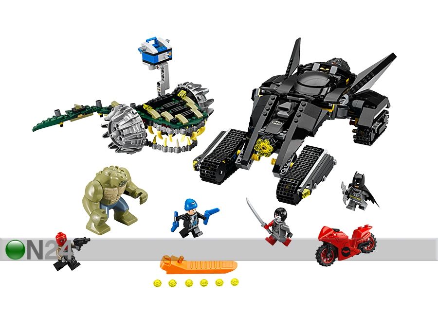 Tapjakrokodill™ – rentslipurustus Lego Super Heroes Batman™ suurendatud
