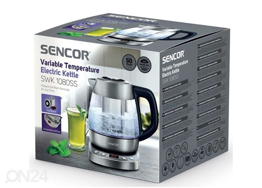 Tee- ja veekeetja Sencor suurendatud