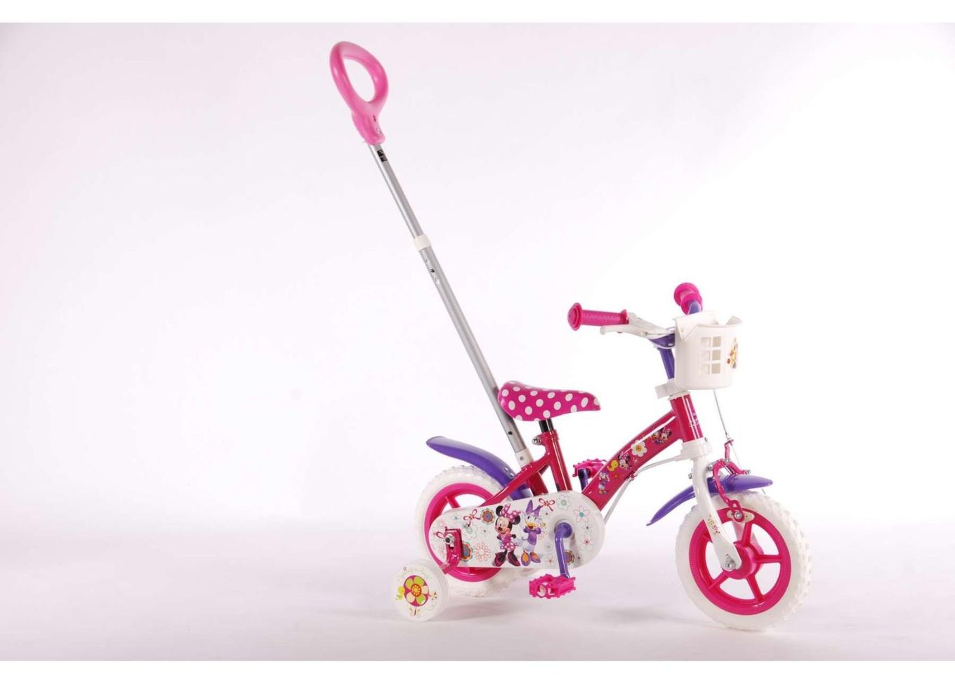 Tüdrukute jalgratas Disney Minnie Mouse Bow-Tique 10 tolli Volare suurendatud