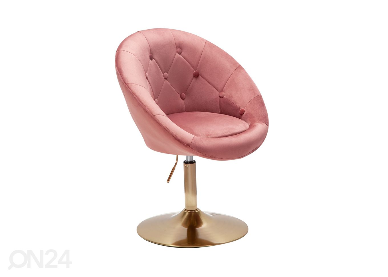 Tugitool Lounge, roosa suurendatud