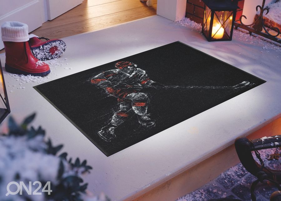 Uksematt Icehockey 50x75 cm suurendatud