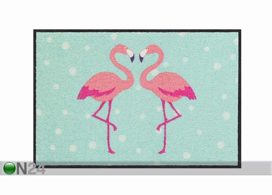 Vaip Flamingo Heart 50x75 cm suurendatud