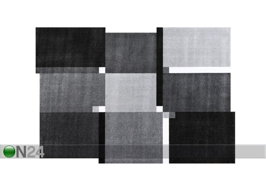 Vaip Living Squares black 140x200 cm suurendatud