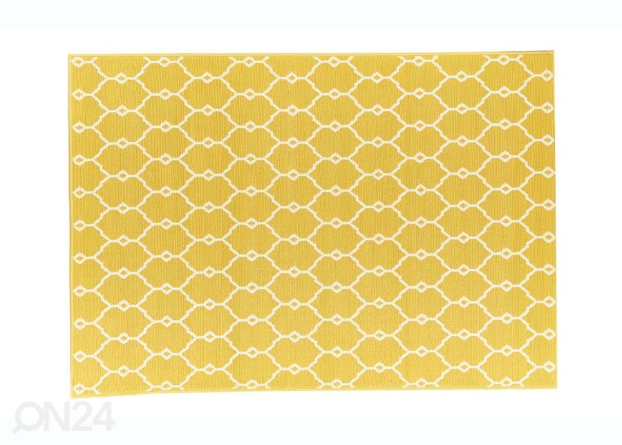 Vaip Trellis Yellow 133x190 cm suurendatud