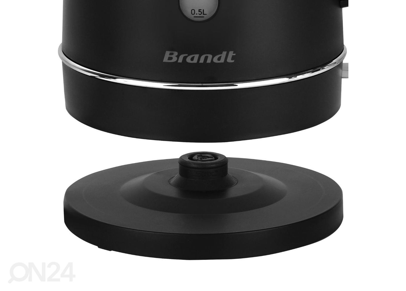 Veekeetja Brandt Classic, must 1,7 L suurendatud