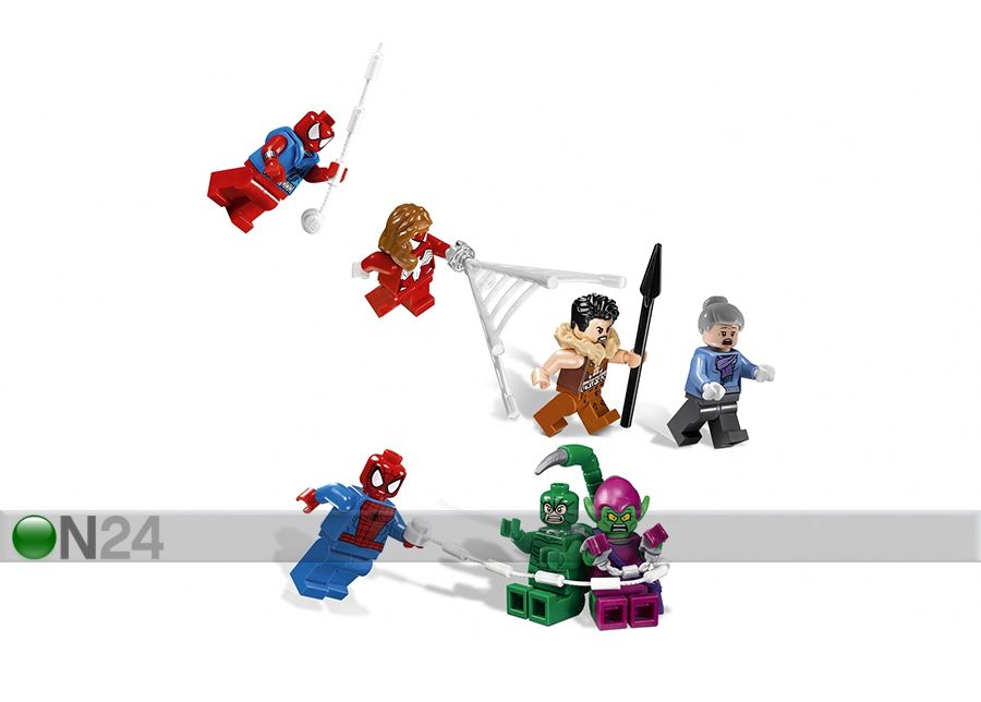 Võrgusõdalaste viimane lahing sillal Lego Super Heroes Spider-Man suurendatud