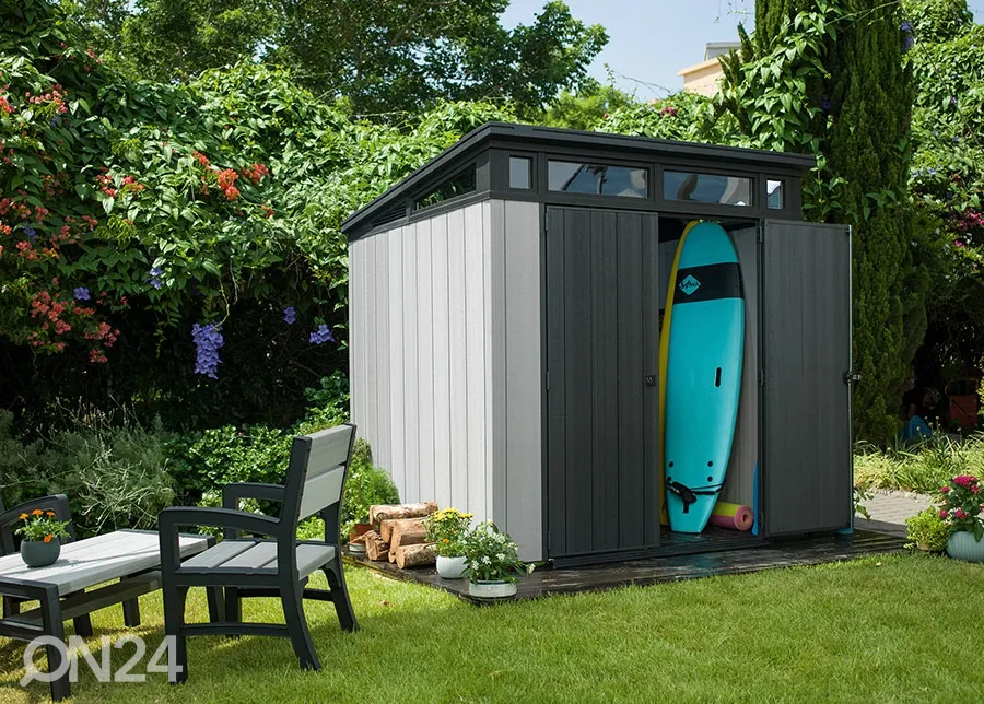 Aiamaja Keter Artisan 4 m², hall/värvitav suurendatud