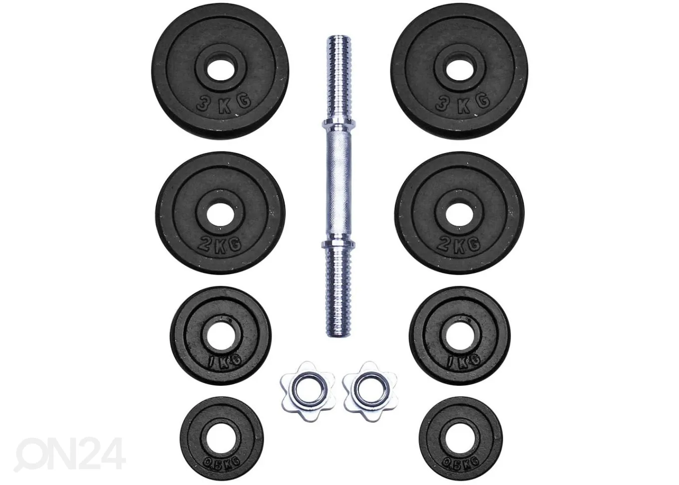 Hantel reguleeritav Avento 15 kg suurendatud