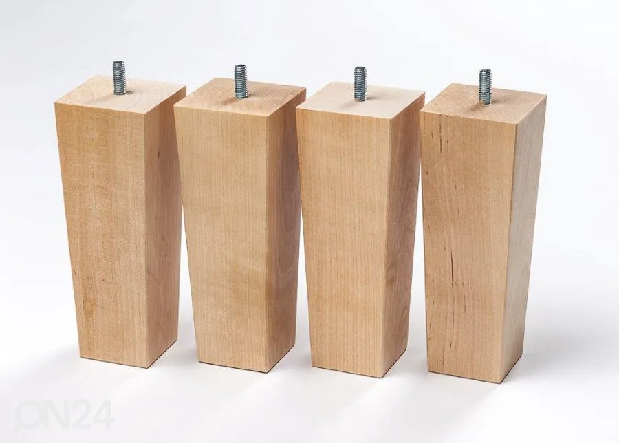 Koonusjalgade komplekt keermega 18 cm suurendatud