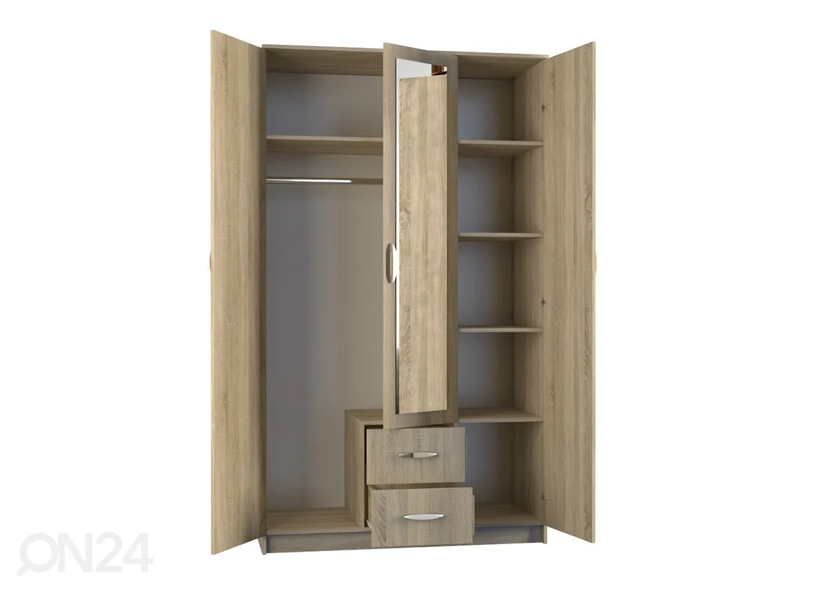 Riidekapp 120 cm suurendatud