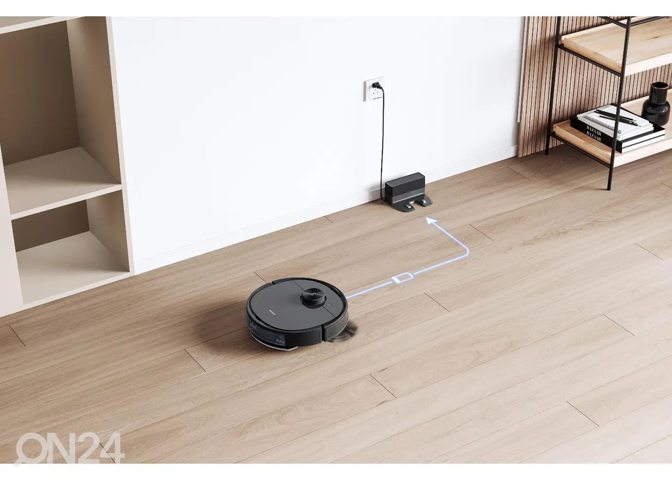 Robottolmuimeja mopiga ECOVACS DEEBOT N8 BLACK suurendatud