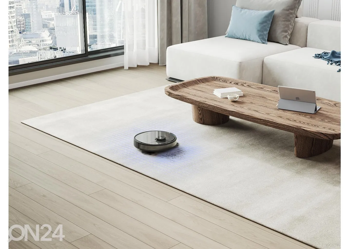 Robottolmuimeja mopiga ECOVACS DEEBOT N8 BLACK suurendatud