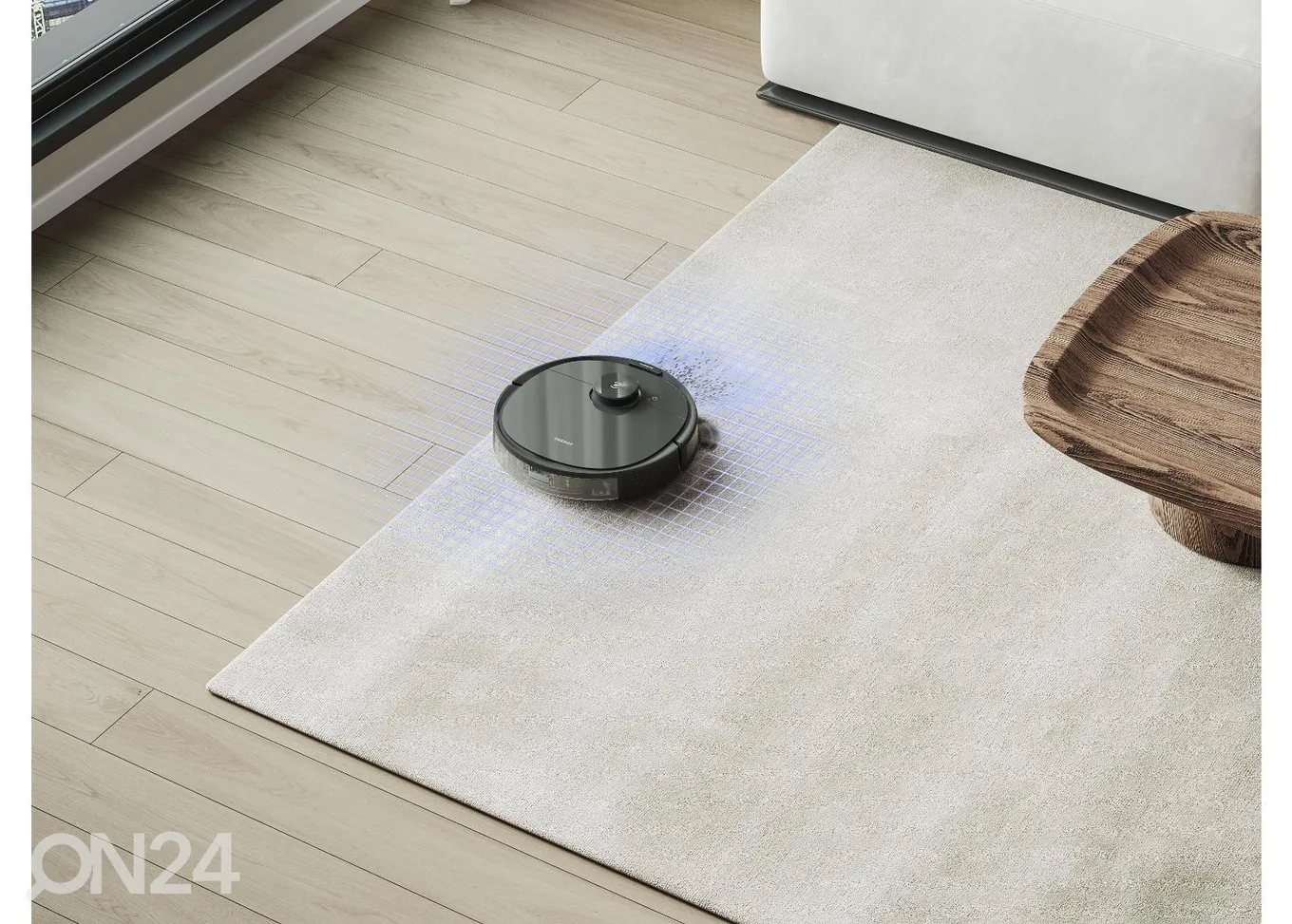 Robottolmuimeja mopiga ECOVACS DEEBOT N8 BLACK suurendatud
