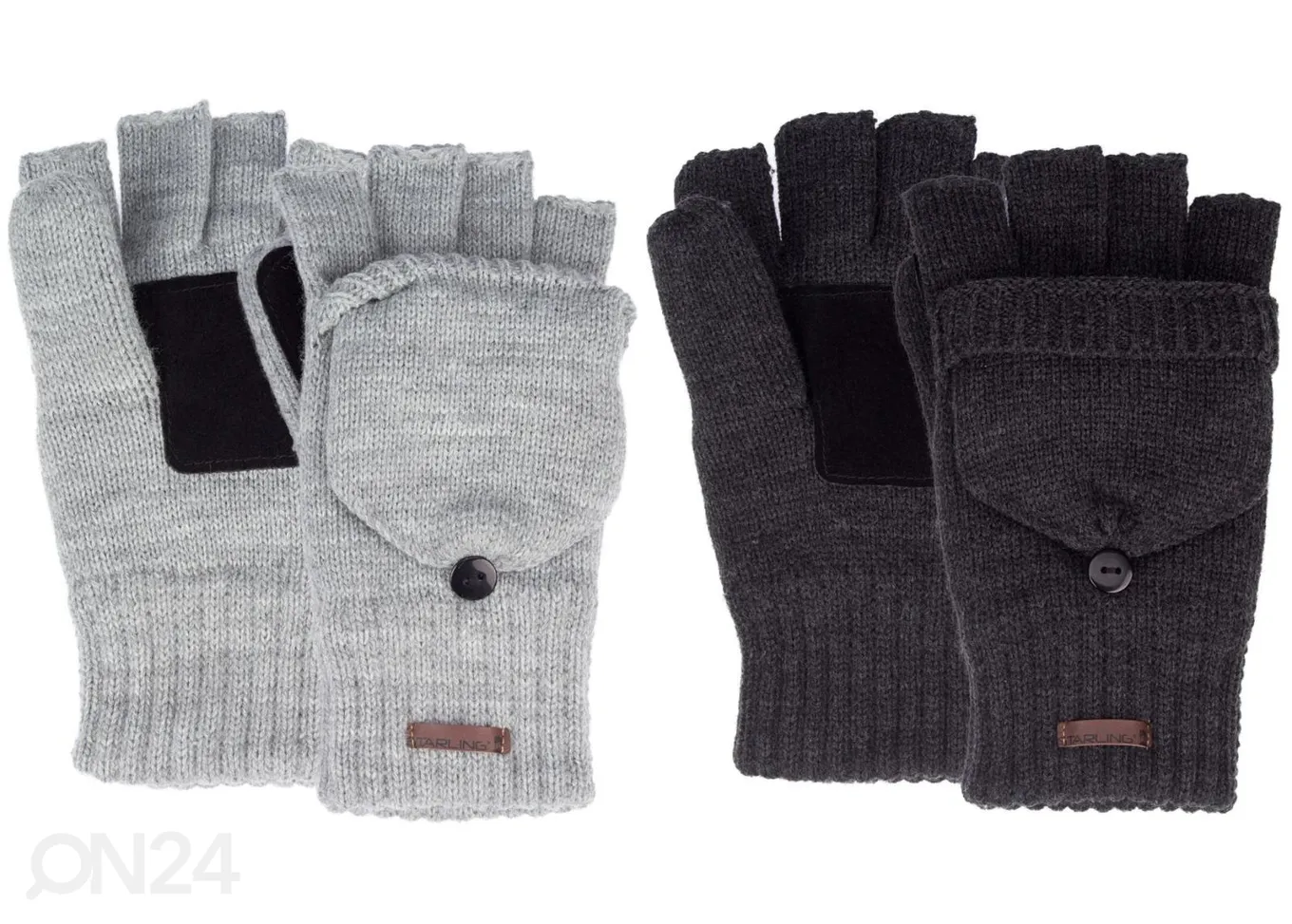 Täiskasvanute kindad Bumgloves Knitted Noël Starling suurendatud