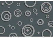 Fliis fototapeet Metal circles 225x250 cm