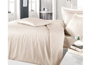 Satiinist voodipesukomplekt Cappuccino 200x220 cm
