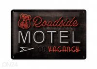 Retro metallposter Route 66 Roadside Motel 20x30cm