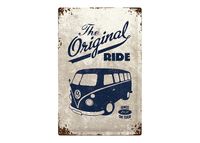 Retro metallposter VW Bulli The Original Ride 40x60 cm