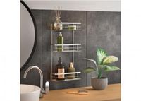 Riiul Origin Luxy Ufix 3x, 26x10x48 cm, kroom