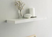 Seinariiul Shelvy, valge 60 cm