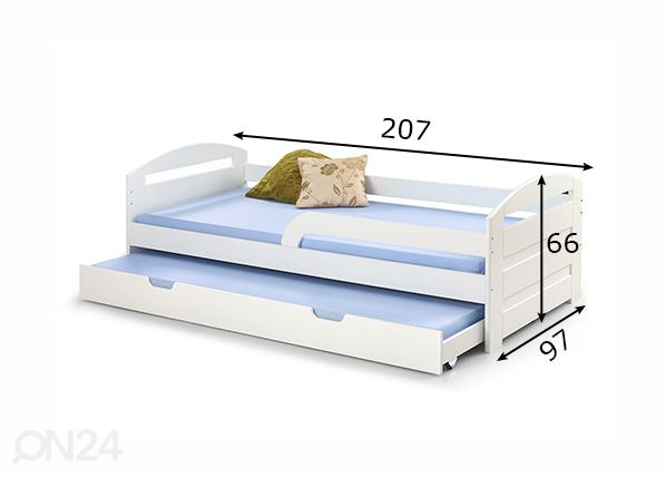 2-kohaline voodikomplekt mõõdud