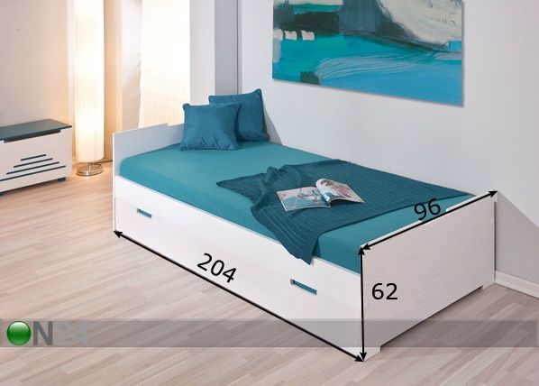 2-kohaline voodikomplekt Martin 90x200 cm mõõdud