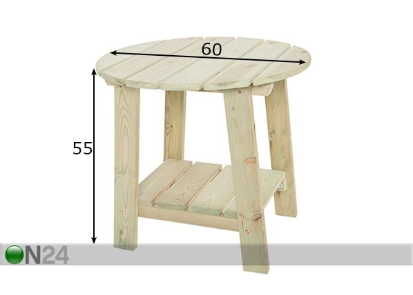 Aialaud Ø 60 cm mõõdud