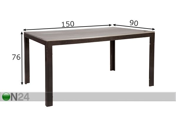 Aialaud Monta 150x90 cm mõõdud