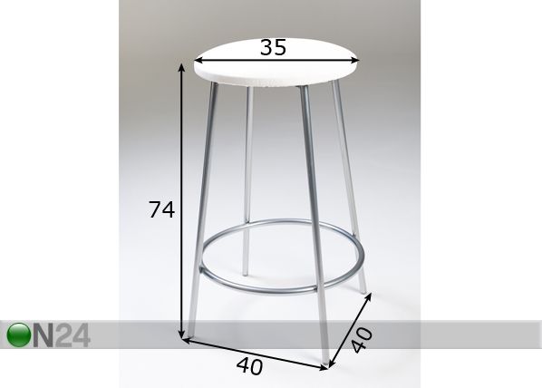 Baaripukk Topaas h74 cm mõõdud