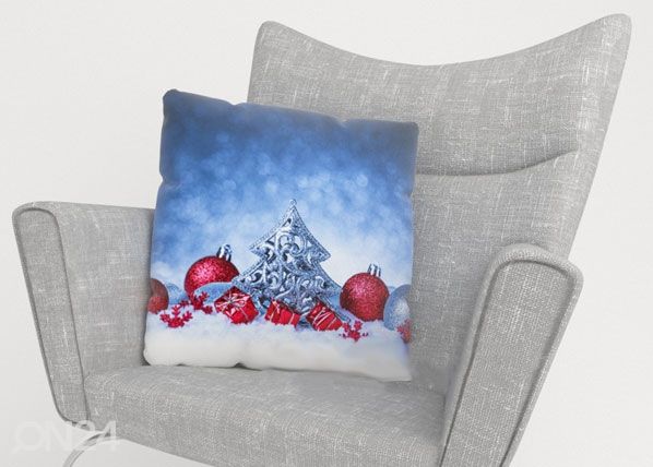 Dekoratiivpadjapüür Christmas Snow 40x60 cm