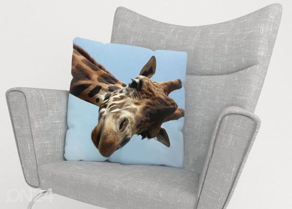 Dekoratiivpadjapüür Giraffe 50x50 cm