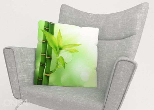 Dekoratiivpadjapüür Green Bamboo 50x50 cm