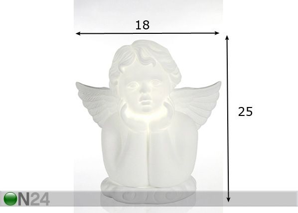 Dekoratiivvalgusti Angel mõõdud