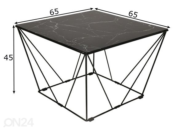 Diivanilaud Cube 65x65 cm mõõdud