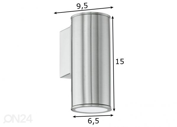 Eglo LED välisvalgusti Riga mõõdud